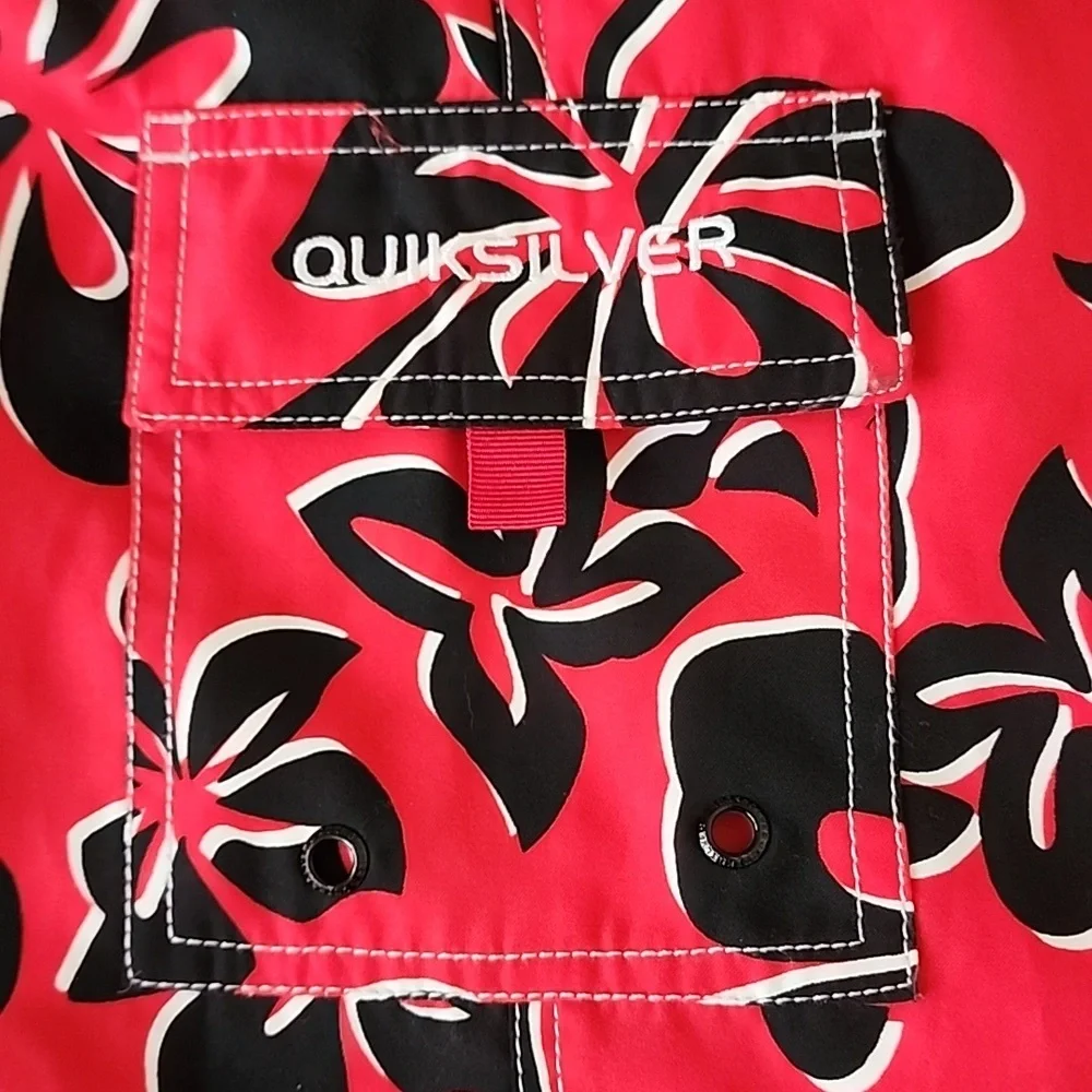 Quiksilver Swim Trunks Red Size 30